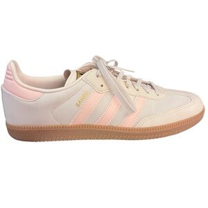 ADIDAS Samba OG J "Clear Orange" Cream/Pastel Pink Youth 7 Fits Women 9